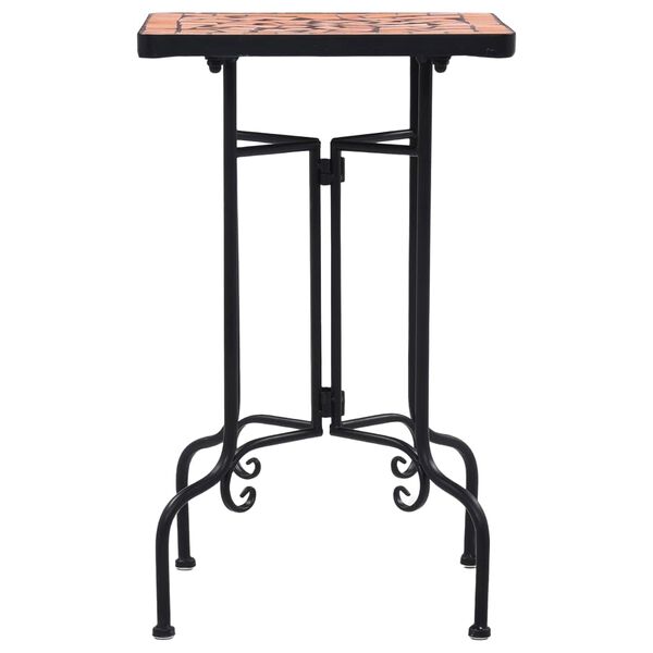 vidaXL Mosaic Side Table Terracotta Ceramic