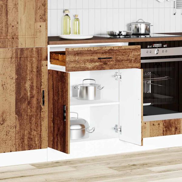 vidaXL Kitchen Base Cabinet&nbsp;Porto Old Wood Engineered Wood