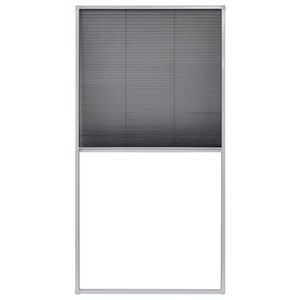 vidaXL Plisse Insect Screen Window 80 x 160 cm