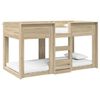 vidaXL Bunk Bed for Kids Sonoma Oak 90 x 190 cm Engineered Wood