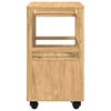 vidaXL Kitchen Trolley FLORO Wax Brown 72.5 x 45 x 80 cm
