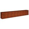 vidaXL Garden Planter Rusty 360 x 40 x 60 cm Weathering Steel