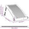 vidaXL Curved Pool Solar Heating Panel 72.5x46 cm