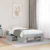 vidaXL Bed Frame without Mattress Concrete Grey 90x200cm Engineered Wood