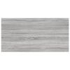 vidaXL Wall Shelves 4 pcs Grey Sonoma 60x30x1.5 cm Engineered Wood