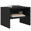 vidaXL Bedside Cabinet 2 pcs Black oak 40 x 40 x 30 cm Engineered wood