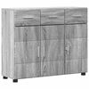 vidaXL Sideboard Grey Sonoma 88.5 x 30.5 x 73 cm Engineered Wood