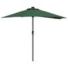 vidaXL Garden Parasol Green 294 x 150 x 223 cm Polyester and Steel