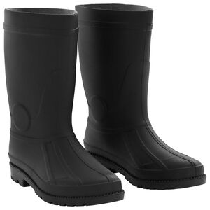 vidaXL Rain Boots PVC Size 42 Black