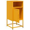 vidaXL Bedside Cabinets 2 pcs Mustard Yellow 36x39x78 cm Steel