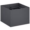 vidaXL Garden Planter Anthracite 80 x 80 x 60 cm Cold-rolled Steel