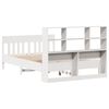 vidaXL Bed Frame without Mattress White 120x200 cm Solid Wood Pine