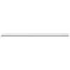 vidaXL Closet Rod 2 pcs Silver 371.5 x 15 x 29 mm Aluminium Alloy