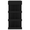 vidaXL Bar Table with Storage Rack Black 100x50x101.5 cm Engineered Wood