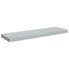 vidaXL Floating Wall Shelves 2 pcs Concrete Grey 80x23.5x3.8 cm MDF