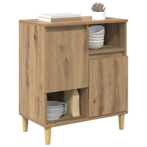 vidaXL Sideboard Artisan oak 35 x 60 x 70 cm Engineered wood