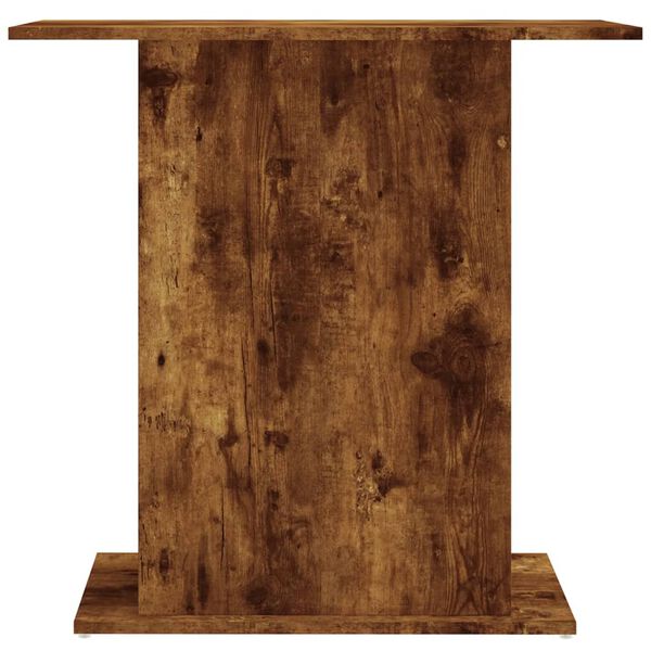 vidaXL Aquarium Stand Smoked Oak 75x36x72.5 cm Engineered Wood