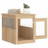 vidaXL Dog Crate Furniture Sonoma Oak 55x75x65 cm Engineered Wood