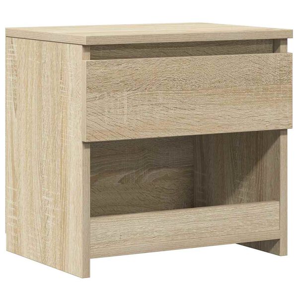 vidaXL Bedside Cabinet Sonoma Oak 40x30x39 cm Engineered Wood