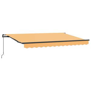 vidaXL Retractable Awning Sand 2.5 x 2 m Fabric
