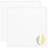 vidaXL Sticker 2 pcs White &Oslash; 20 x 0.5 mm Paper