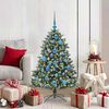 vidaXL Artificial Christmas Tree with 150 LEDs Green 85 x 85 x 120 cm