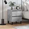 vidaXL Bedside Cabinet Concrete Grey 40x35x50 cm Engineered Wood