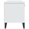 vidaXL Shoe Bench VIKEN White 106x35x45 cm Engineered Wood
