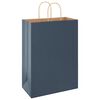 vidaXL Paper Bags 250 pcs with Handles Blue 32x17x44 cm