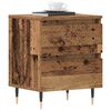 vidaXL Bedside Cabinet Old Wood 40 x 35 x 50 cm Engineered Wood