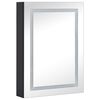 vidaXL LED Bathroom Mirror Cabinet 50x13x70 cm