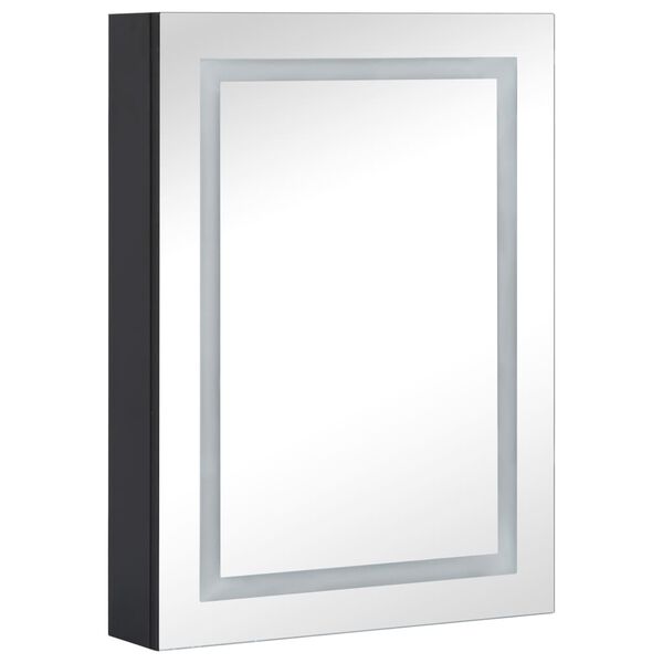 vidaXL LED Bathroom Mirror Cabinet 50x13x70 cm