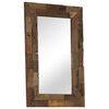 vidaXL Mirror Solid Reclaimed Wood 50x80 cm