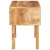 vidaXL End Tables with Shelf Brown 40 x 32 x 46 cm Solid Mango Wood