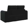 vidaXL Folding Sofa Bed Black 148 x 71 x 83 cm Velvet