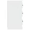 vidaXL Sideboards 2 pcs White Engineered Wood