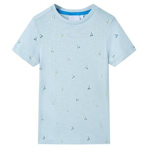 vidaXL Kids' T-shirt Light Blue 104