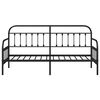 vidaXL Daybed Frame Black 75 x 190 cm Powder-Coated Steel