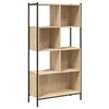 vidaXL Bookcase Sonoma Oak 72x28x172 cm Engineered Wood