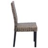 vidaXL Dining Chair 2 pcs Black Wash 45 x 54 x 93 cm