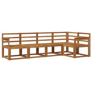 vidaXL Outdoor Sofa Set 5 pcs Natural