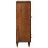 vidaXL Highboard with Drawer Brown 60 x 33 x 100 cm Solid Mango Wood