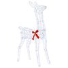 vidaXL 3D Christmas Reindeer LOVIISA 110 LEDs Cold White