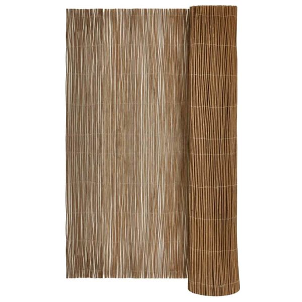 vidaXL Willow Fence Natural 140 x 500 cm Willow