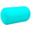 vidaXL Inflatable Gymnastic Roll with Pump 100x60 cm PVC Green