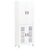 vidaXL Highboard White 69,5x34x180 cm Engineered Wood