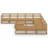 vidaXL 11 Piece Garden Lounge Set Solid Pinewood