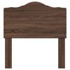 vidaXL Headboard with Headboard Brown Oak 75 cm Engineered wood