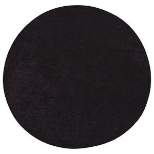 vidaXL Rug Washable Anthracite &Oslash; 200 cm