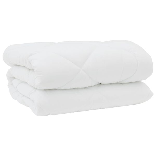 vidaXL Winter Duvet with Pillow 3 pcs White Microfiber